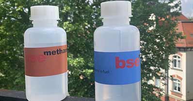 Proben strombasiertes Methanol zur Analyse